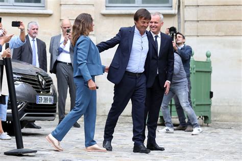 Photo Florence Lasserre La Femme De Nicolas Hulot Passation De