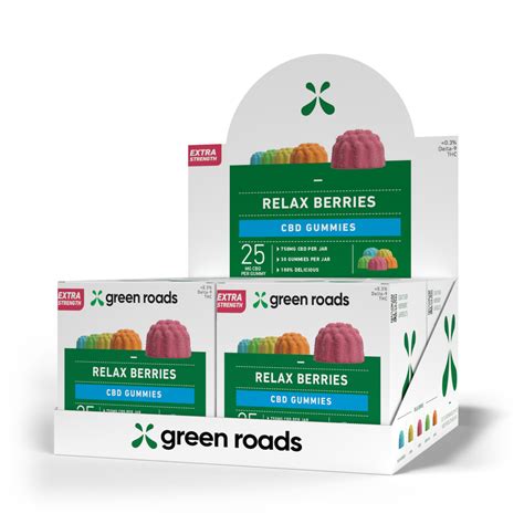 Green Roads World Extra Strength Cbd Relax Berries Bears Mg Cool