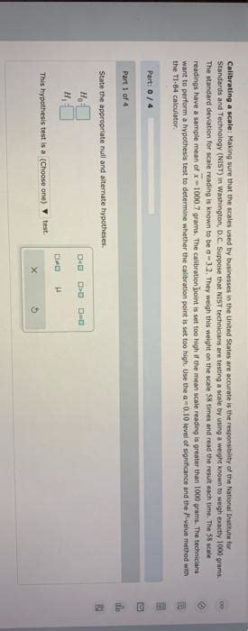 Solved Calibrating A Scale Making Sure That The Scales Used Chegg