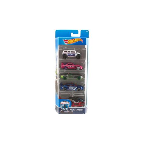 Комплект колички Hot Wheels Police Pursuit DJD19 5 модела Toyzz Shop