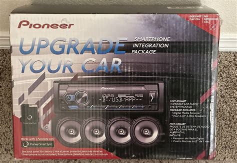 Pioneer MXT S3266BT 4 SPEAKER CAR AUDIO SYSTEM PACKAGE Bundle