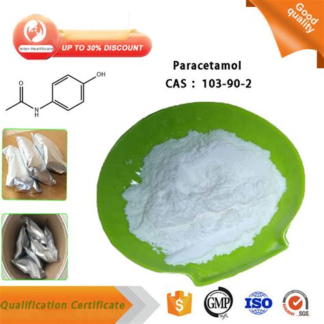 Pharmaceutical Grade Antipyretic Medication Paracetamol Powder CAS 103