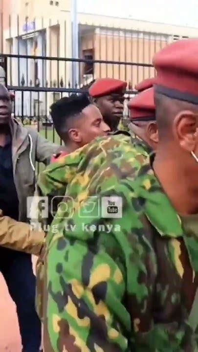 Eric Omondi Arrested Earlier Today While Protesting At The Parliament