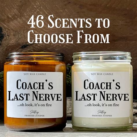 Coach Gifts Coach S Last Nerve Candle Scents To Choose Soy Candle