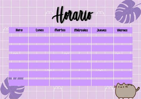 Horario De Pusheen Cat Portadas De Novela Rom Ntica Clases De Anime