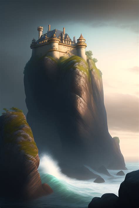 Lexica An Old Castle On A Seaside Cliff A Giant Whirlpool In The Sea