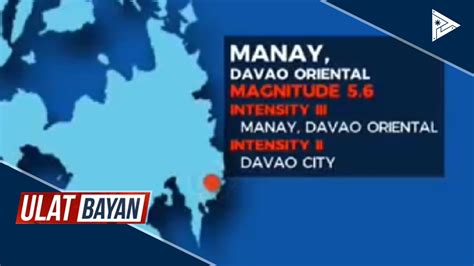 Davao Oriental Niyanig Ng Magnitude Na Lindol Video Dailymotion