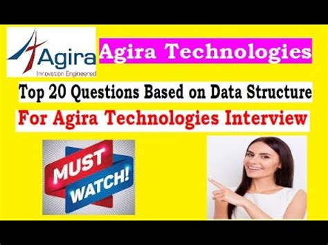 Top Interview Questions Based On Data Structure For Agira