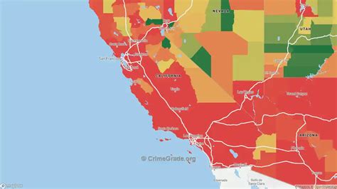 California Violent Crime Rates And Maps