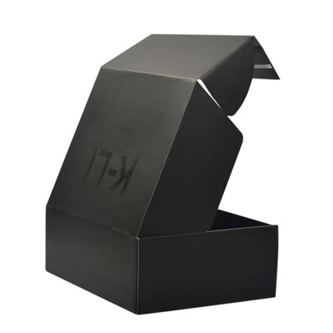 Custom Black Tear Strip Boxes Cardboard Packaging Box Shipping Boxes