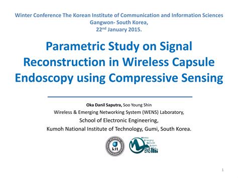 Parametric Study On Signal Reconstruction In Wireless Capsule Endoscopy