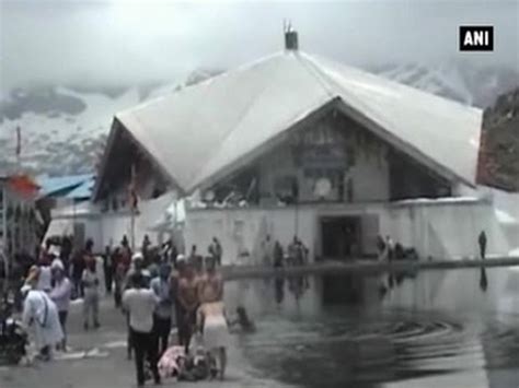 Portals Of Hemkund Sahib Reopens After Winter Break Ani News Youtube