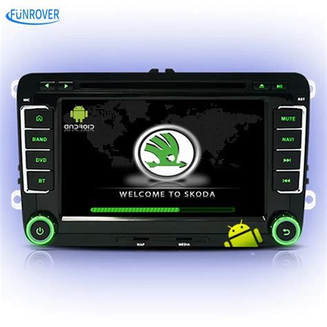 Funrover Autoradio Car Cd Radio Player For Skoda Octavia Fabia Rapid