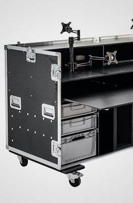 Large Custom Motorsport Workstation Flight Case NSP Cases