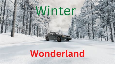 Driving In A Winter Wonderland BEAMNG Drive Snowy Maps And Car Mods