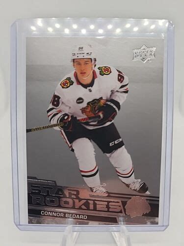 Upper Deck Star Rookies Connor Bedard Chicago Blackhawks Ebay