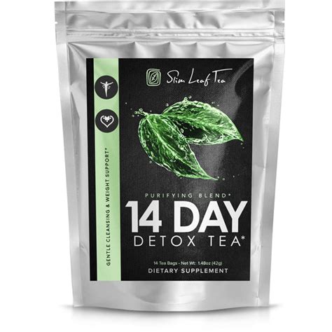 Slim Leaf Tea 14 Day Antioxidant Detox Tea Vital Depot