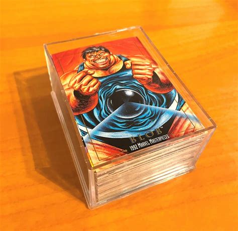 Skybox Marvel Masterpieces Series Complete Full Base Card