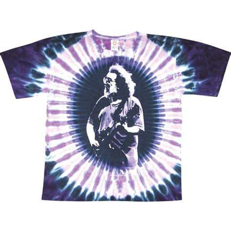 Jerry Garcia Mens Franklins Tower Tie Dye T Shirt Large Multi