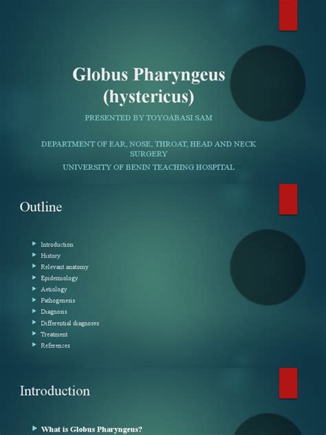 Globus Pharyngeus Pdf Gastroesophageal Reflux Disease Esophagus