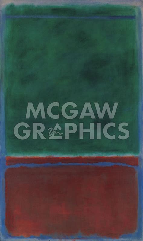 No 7 Green And Maroon 1953 Mcgaw Graphics