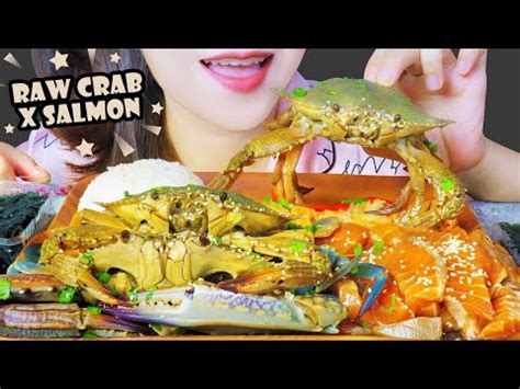 Asmr Soy Sauce Marinated Raw Crabs Ganjanggejang Eating Sounds Mukbang