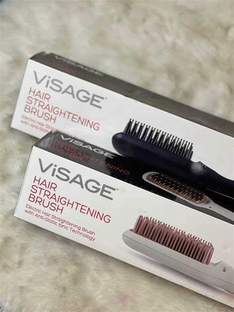 Original Visage Hair Straightening Brush, Beauty & Personal Care, Hair ...