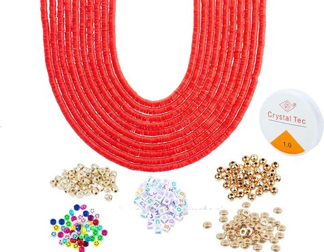 Amazon Taiwoo Pcs Clay Beads Environmental Handmade Polymer