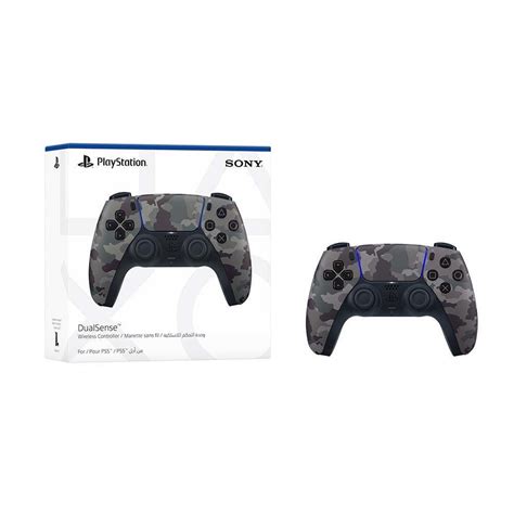 Buy Sony Ps Dualsense Wireless Controller Gray Camouflage Online In