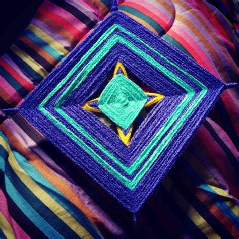 Ojo De Dios Huichol Artesanias Colores Inimb Tejidos Ojo De