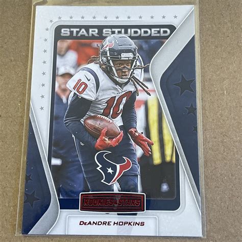 Panini Rookies Stars Deandre Hopkins Star Studded Red Foil Ss