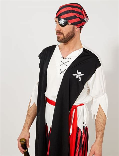 Costume Pirata Travestimenti Uomo Nerorosso Kiabi 1800€