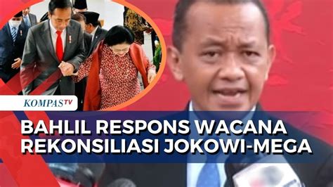 Begini Respons Bahlil Lahadalia Soal Wacana Rekonsiliasi Jokowi