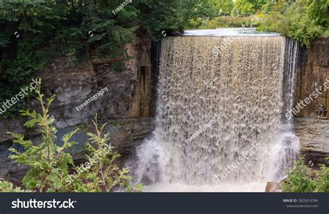 Indian Falls Waterfall Owen Sound Ontario Stock Photo 1825014746 ...