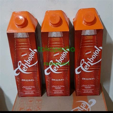 Jual Teh Botol Sosro 1 Liter Dus Shopee Indonesia