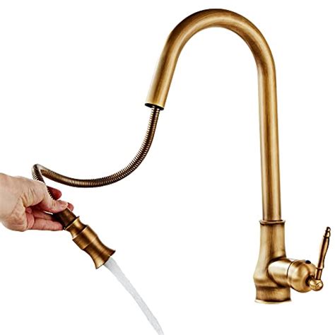 Best Antique Brass Kitchen Faucet 2024 Takashi NYC