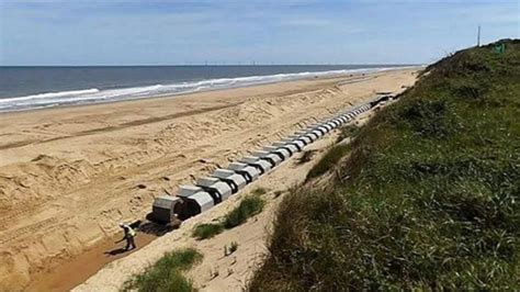 Hemsby Tidal Surge Community Get New Sea Defences Bbc News