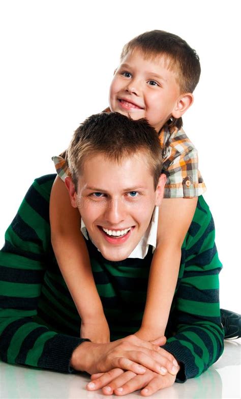 Father And Son Stock Photo Image Of Male People Isolated 41826