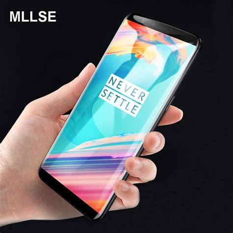 MLLSE 5D Curved Phone Tempered Glass For OnePlus 6 4D Full Glue