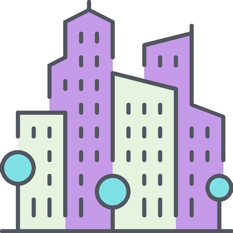 Cityscape Town Vector Svg Icon Svg Repo