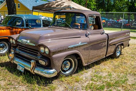 1958 Chevrolet Apache 31 Fleetside Pickup Truck Editorial Stock Image