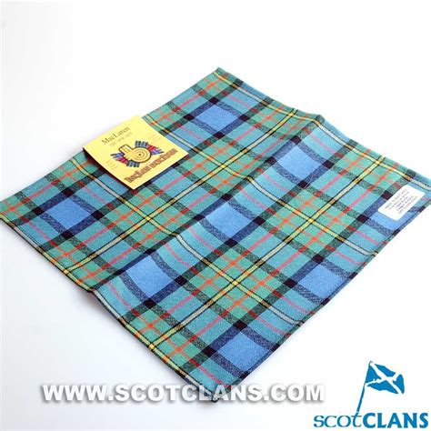 Clan Maclaren Ancient Tartan Wool Handkerchief Tartan Wool