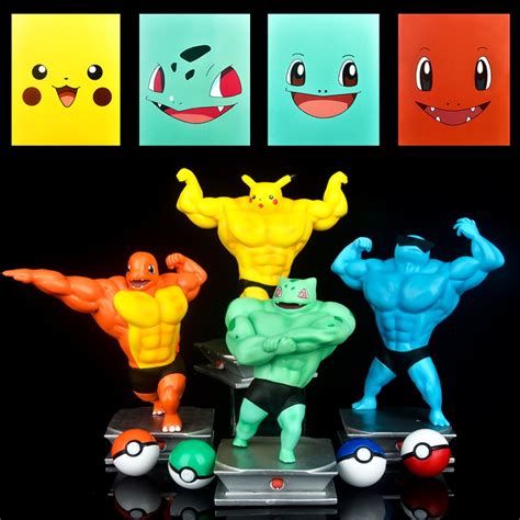 Pokemon Go Spoof Muscle Man Pikachu Jenny Turtle Wonder Frog