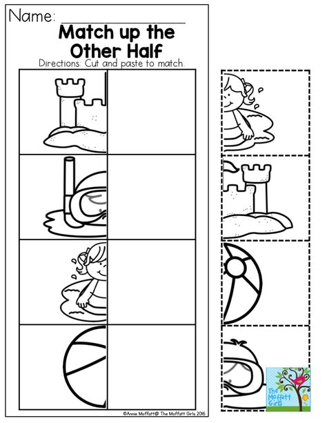 Pre K Cut And Paste Worksheets