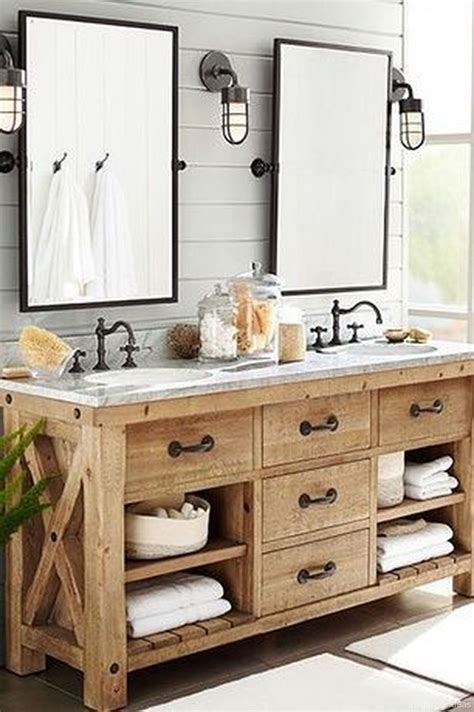 Gorgeous 50 Fabulous Modern Farmhouse Bathroom Vanity Ideas