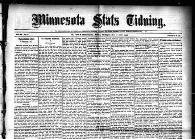 Minnesota Stats Tidning Archive - Newspapers.com™