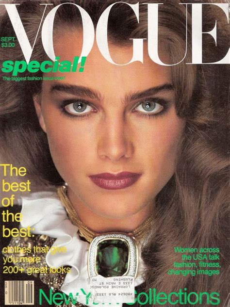 Brooke Shields By Richard Avedon Vogue Us September 1981 Fashion Cover Big Fashion Fashion