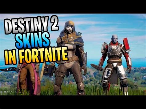 New Destiny 2 Skins In Fortnite How To Get Free Destiny 2 DLC YouTube