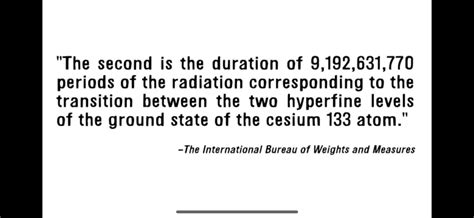 Official definition of a second. : r/BeAmazed