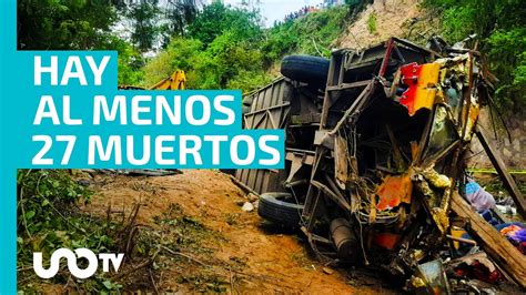 Tragedia En Oaxaca Autobús Cae A Barranco Youtube